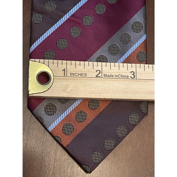 Bcbg Attitude Hand Made 100% Imported Silk Men’s Neck Tie Made In China - Picture 4 of 9